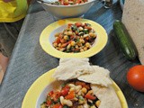 Chick pea ‘n’ bean salad with smoked paprika