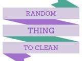 Picture Frames {Random thing to clean}