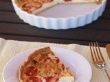 Tomato and Basil Quiche