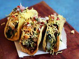 Aloo chaat recipe in taco shell