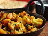 Aloo gobi recipe | How to make aloo gobi dry recipe | Punjabi aloo gobi fry recipe