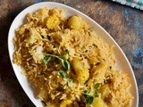 Aloo methi pulao recipe | how to make pulao with potato and methi leaves