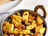 Aloo paneer masala recipe | Dry aloo paneer recipe | easy paneer recipes