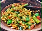 Arisi pori upma (Puffed rice upma)