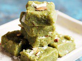 Badam pista burfi recipe | how to make easy pista badam burfi recipe