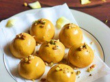 Besan ladoo recipe, how to make besan ladoo recipe | Besan laddu recipe