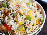 Capsicum Rice Recipe | How To Make Capsicum Rice
