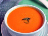 Carrot Tomato Soup Recipe | How To Make Carrot Tomato Soup