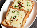 Cheese chilli toast recipe | Chilli cheese toast recipe on tawa and oven