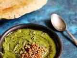 Coconut coriander chutney recipe | green coconut chutney recipe