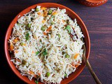 Coconut milk pulao recipe | Veg pulao recipe with coconut milk