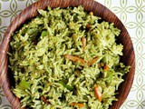 Coriander Rice Recipe | Indian Cilantro Rice Recipe