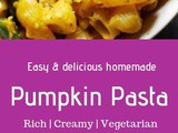 Creamy Pasta In Pumpkin Sauce