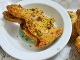 Egg less saffron cookies