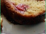 Egg less strawberry pound cake