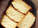 Eggless Butter Cake (Plain Cake)