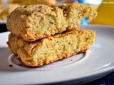 Eggless cheddar scone recipe | how to make cheddar scone