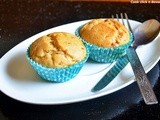 Eggless jam swirled muffin recipe