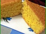 Eggless orange tea cake