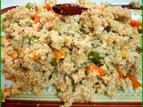 Godumai ravai upma(Broken wheat upma)