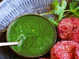 Green chutney recipe for chaats and sandwiches | Hari chutney recipe for chaats