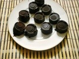 Jam filled home made chocolate