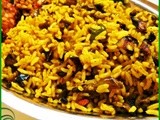 Kathrikai sadham(egg plant rice-with out grinding)