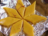 Kesar kaju katli Recipe | How To Make Kesar kaju Katli