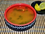 Lemon rasam (Dhuvadasi rasam)