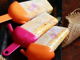 Mango falooda popsicles recipe, how to make popsicles with mango falooda