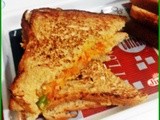 Masala toast sandwich