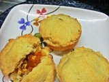 Meatless pies-Vegetarian version of meat pies (baking eggless challenge July)