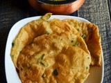 Methi poori recipe,how to make methi poori | Poori recipes