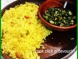 Mixed vegetable lemon rice