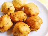 Mysore bonda recipe, how to make mysore bonda | ulundu bonda recipe