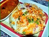 Onion carrot uthappam