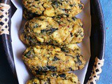 Palak paneer kabab recipe baked version