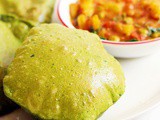 Palak poori recipe | How to make palak poori