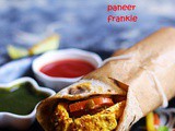 Paneer kathi roll recipe | Paneer frankie recipe | Paneer wrap recipe