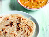 Parotta recipe, malabar parotta recipe | How to make kerala parotta