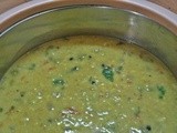 Pasiparupu-vellarikai kootu (Moongdal-cucumber stew)