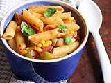 Pasta Primavera Recipe Video (Without Cheese)