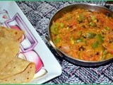 Peas capsicum masala