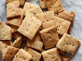 Pizza Crackers Recipe (Whole Wheat)