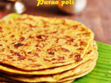 Puran poli recipe | How to make puran poli recipe | paruppu poli recipe | Obattu recipe