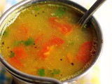 Rasam recipe without rasam powder, easy paruppu rasam recipe