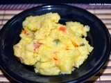 Rava kesari with milk-Paal kesari