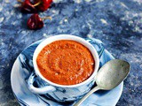 Red chutney recipe hotel style| Tomato coconut chutney recipe
