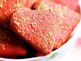 Red velvet cookies recipe- no eggs and no colorants