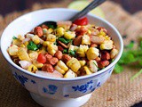 Roasted Corn Salad Recipe | How To Make Roasted Corn Salad